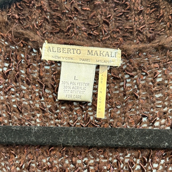 Alberto Makali burgundy Knit Cardigan - Picture 3 of 7